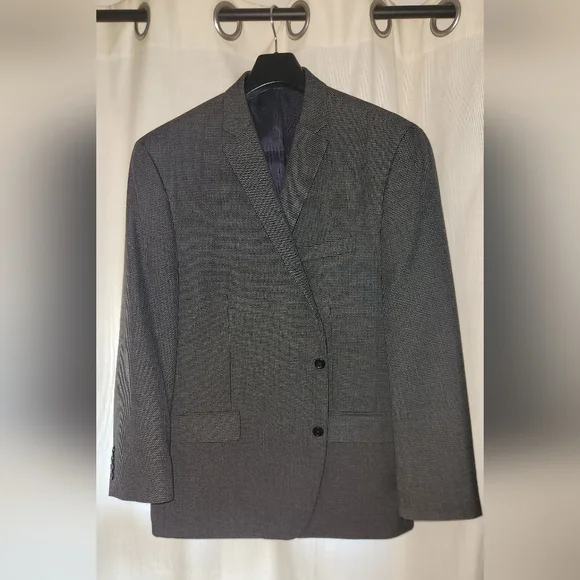 Men's Blazer - 50R - Michael Kors - Gray Houndstooth